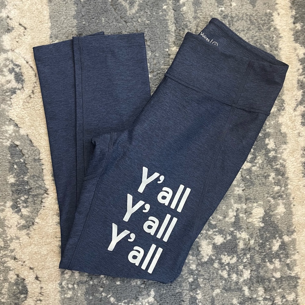 OV ✨ Warm Up “Y’all” Leggings 💙
